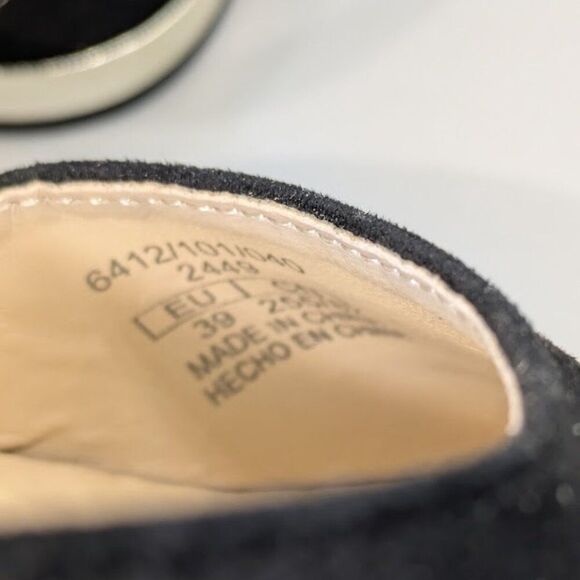 Zara Basic Collection Black Faux Suede Ankle Strap Toe  Size 8, EUR 39 - Picture 7 of 7